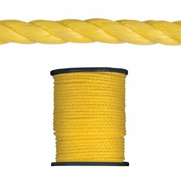 Ben-Mor Cables Rope Twstd Yel Polyp 1/4x50ft 60160